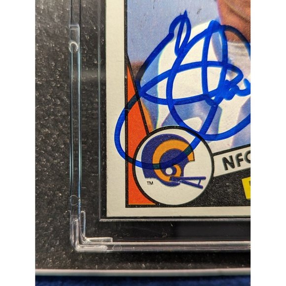 ERIC DICKERSON Rookie Auto 1984 Rookie Card #280 RC Rams - Picture 7 of 9